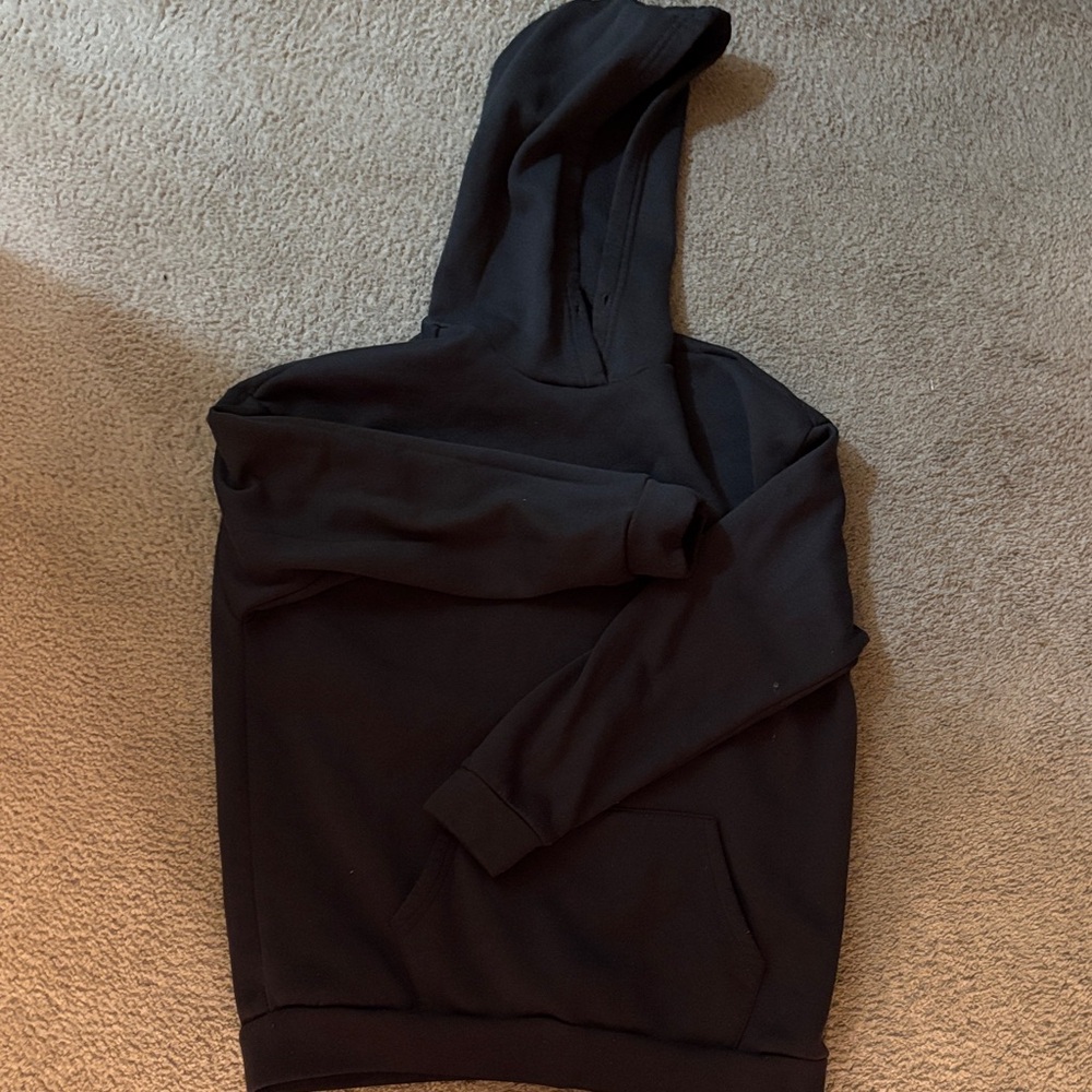 SHEIN Men's Black Hoodie Sweater